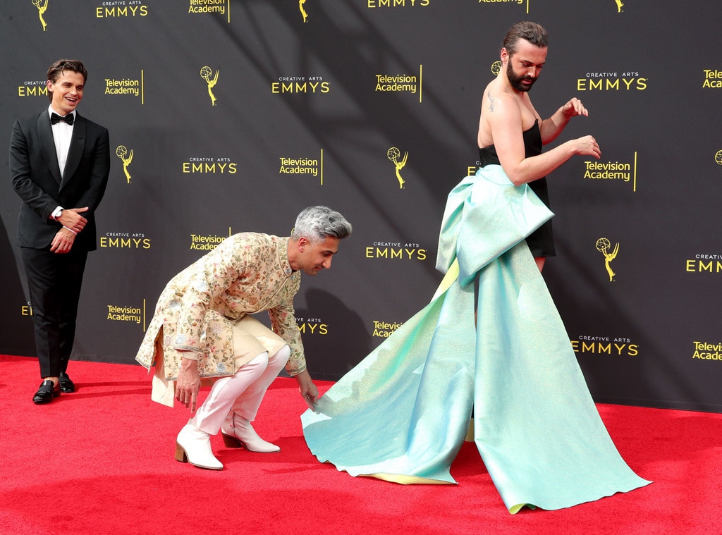 Antoni Porowski, Tan France, Jonathan Van Ness, Queer Eye, 2019 Creative Arts Emmy Awards