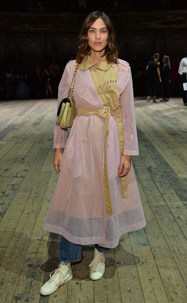Alexa Chung, Celebrity Sightings At Fashion Week, 2019 London Fashion Week