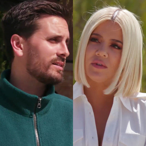 See Khloe Kardashian Give Scott Disick a Pep Talk