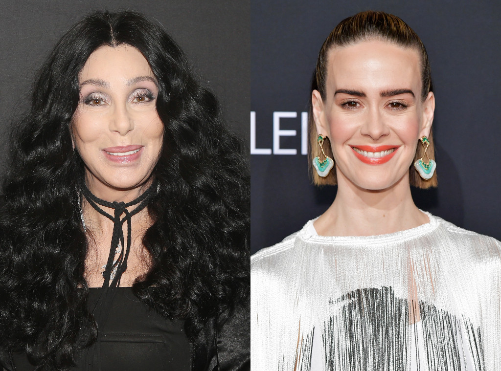 Sarah Paulson Fangirled After Cher Touched Her Hand At The Met Gala E Online