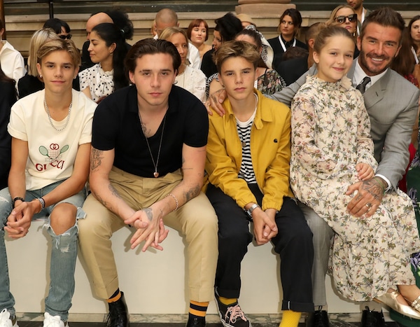 Beckham Kids from Celebrity Kids at Fashion Week Spring 2020 | E! News