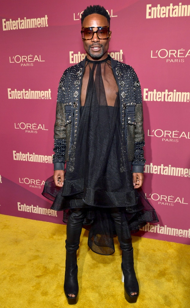 Sheer Style from Billy Porter's Best Looks | E! News