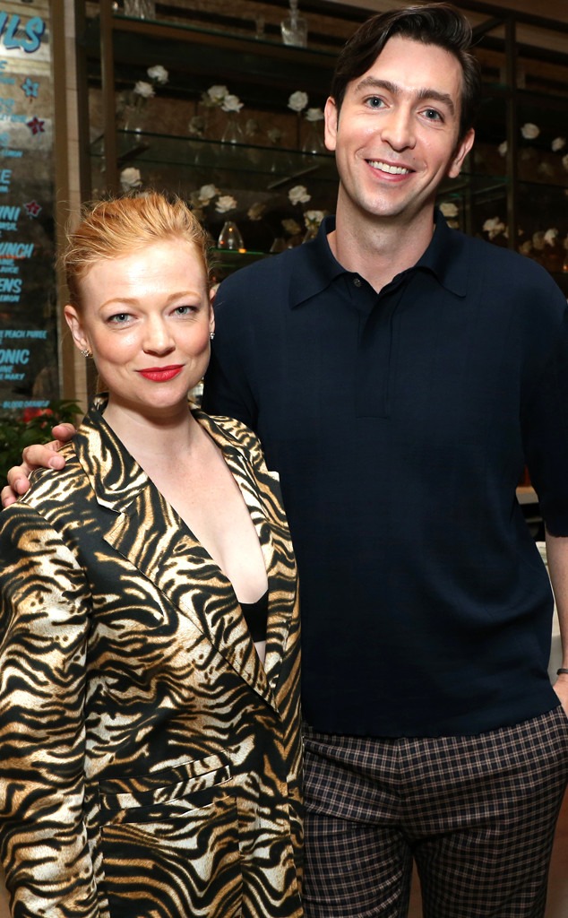 Sarah Snook, Nicholas Braun, Emmy Party 2019