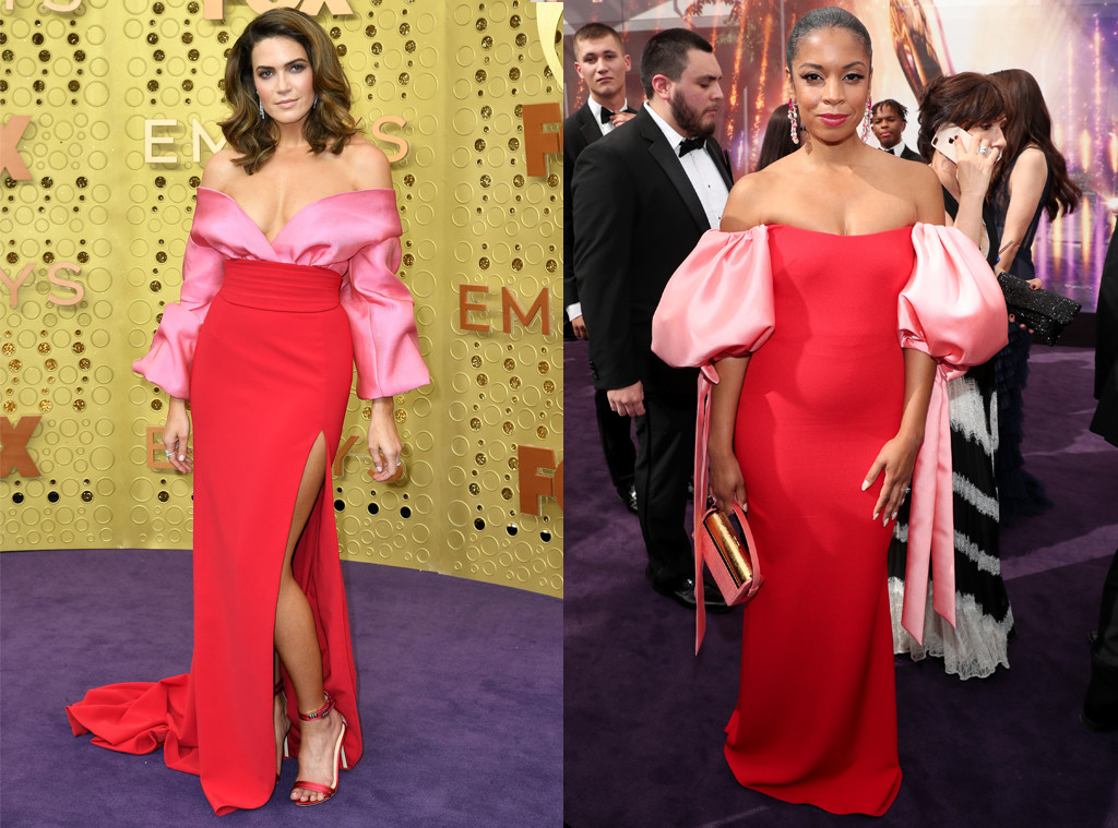 Mandy Moore And Susan Kelechi Watson Are Twinning At The 2019 Emmys E Online