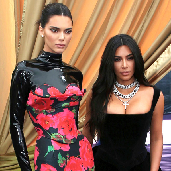 Kim Kardashian & Kendall Jenner Turn Heads in Emmys Red Carpet Looks