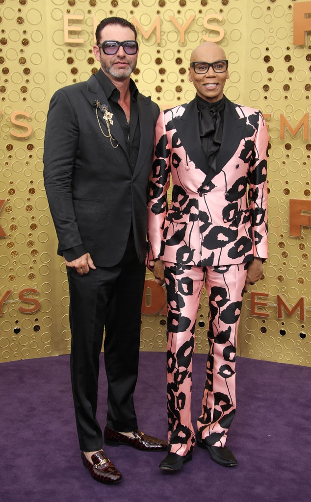 RuPaul & Georges LeBar from 2019 Emmys: Red Carpet Couples | E! News