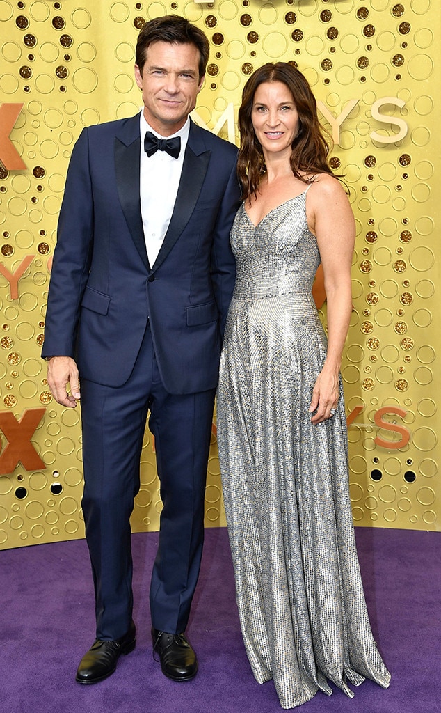 Jason Bateman & Amanda Anka from 2019 Emmys Red Carpet Couples E! News