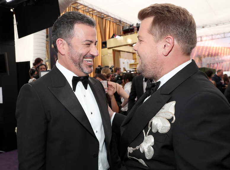 Jimmy Kimmel, James Corden, 2019 Emmy Awards, Emmys, Candids