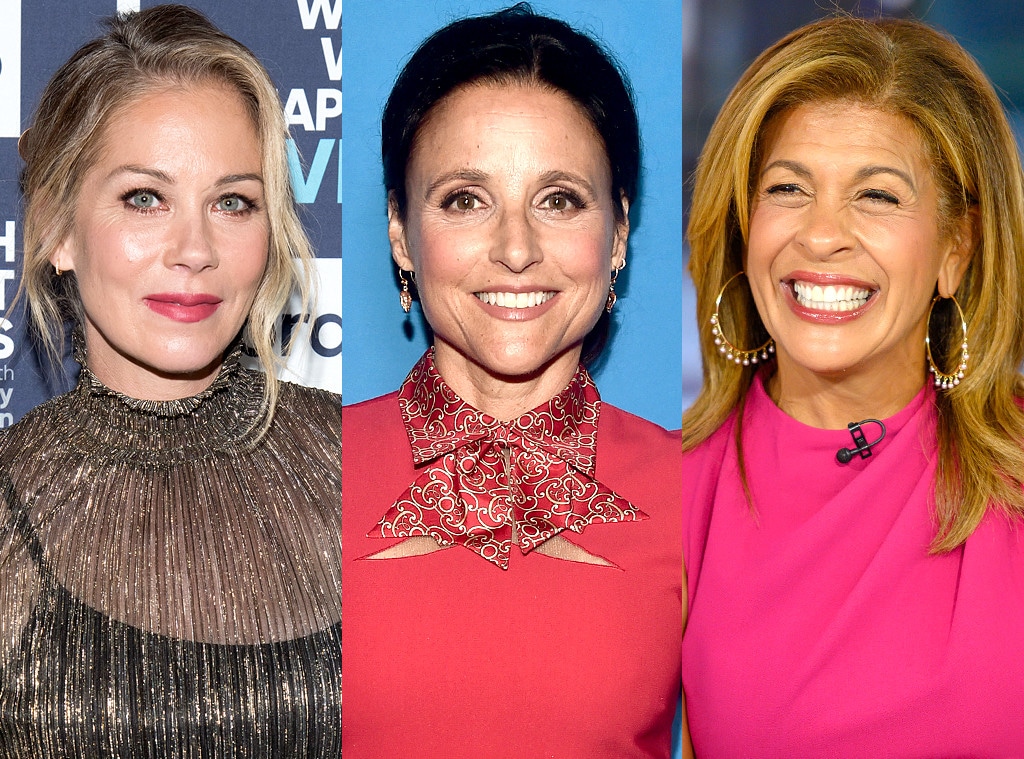 Breast Cancer Survivors, Hoda Kotb, Christina Applegate, Julia Louis-Dreyfus