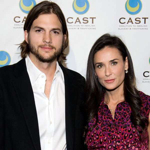 Why Demi Moore Fulfilled Ashton Kutcher S Threesome Fantasies E Online