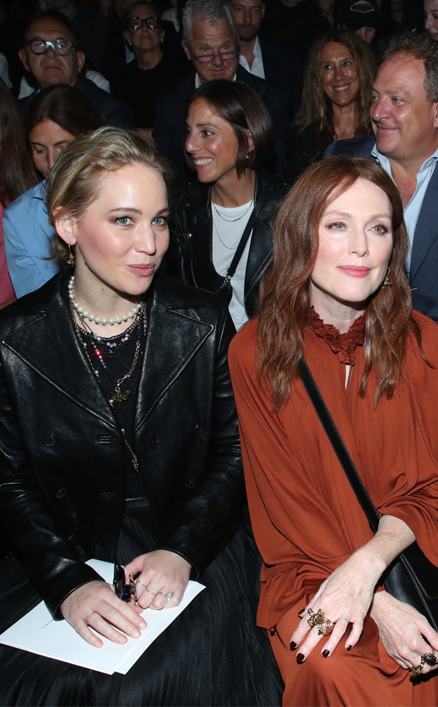 Jennifer Lawrence, Julianne Moore, Celebrities at Fashion Week