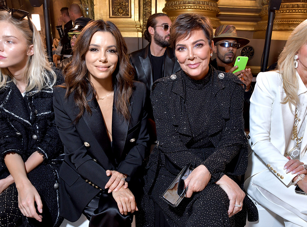 Kris Jenner Stands in for Kylie at Balmain Show in Paris Amid Illness