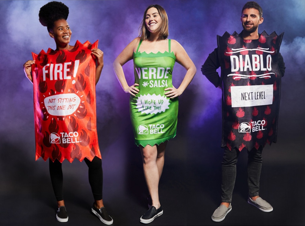 Ecomm: Halloween Taco Bell Sauce Packets Costumes