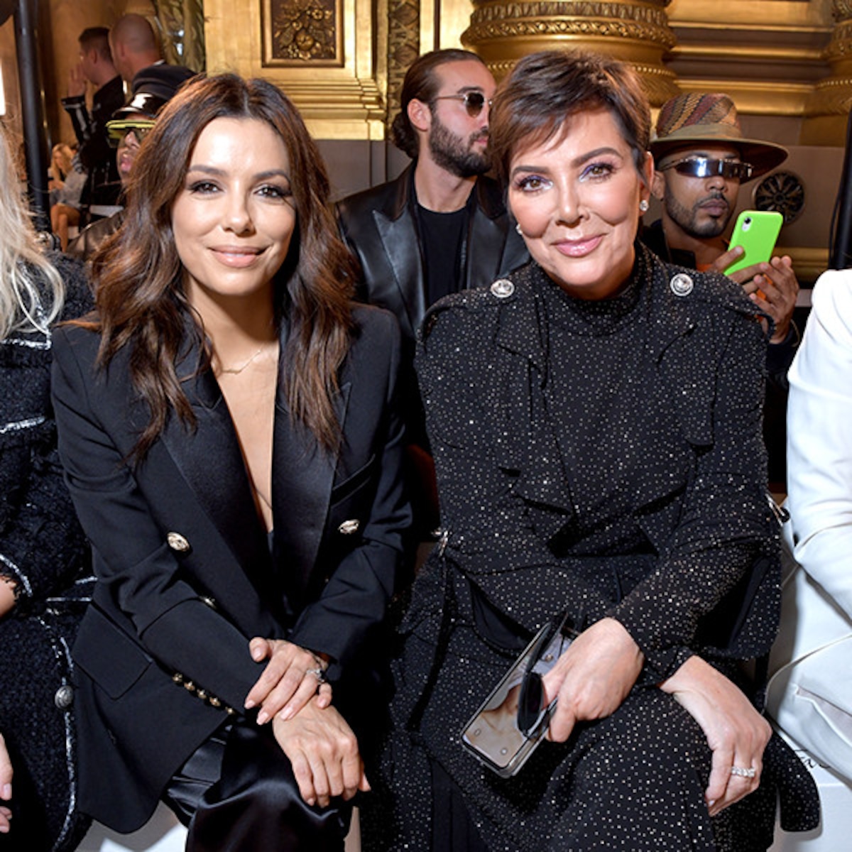 Kris Jenner Stands in for Kylie at Balmain Show in Paris Amid Illness