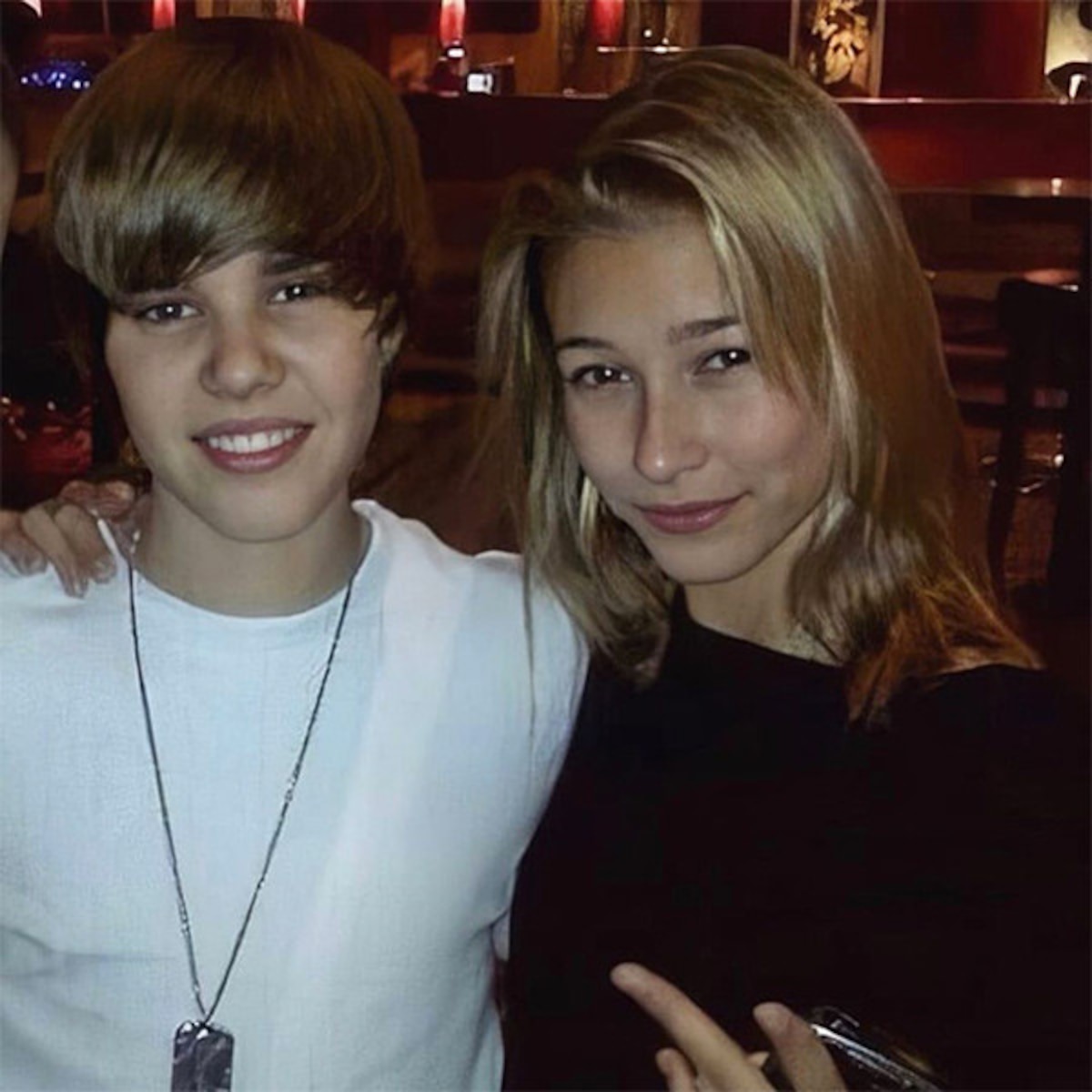 Justin Bieber Shares 2009 Photo of Him and Hailey Before Wedding - E! Online