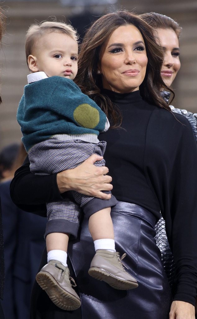 Eva Longoria, Santiago , Celebs at Fashion Week, Paris Fashion Week