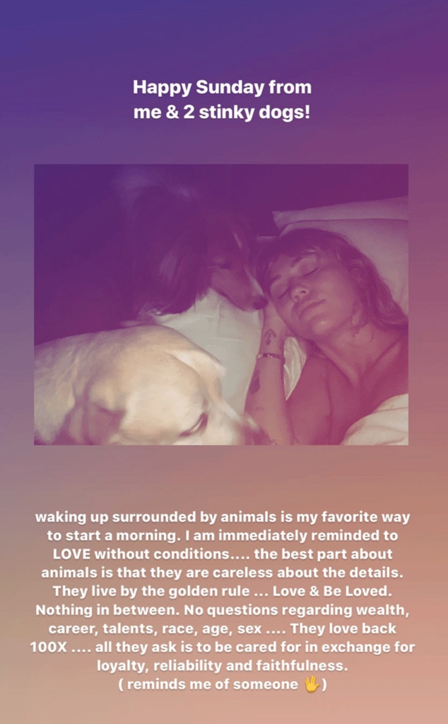 Miley Cyrus, Instagram Stories