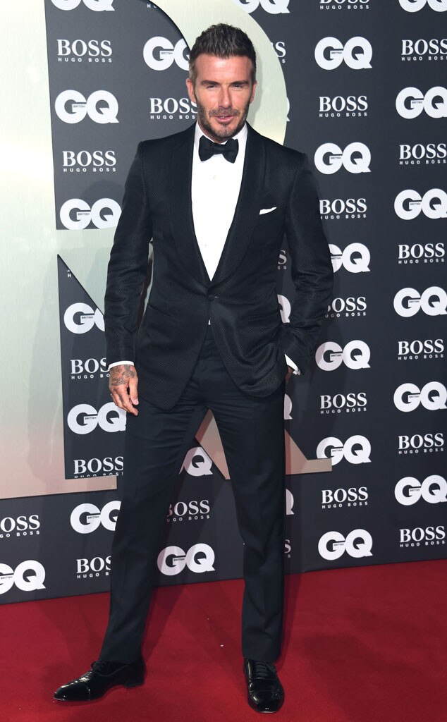 David Beckham from British GQ Men of the Year Awards 2019 | E! News