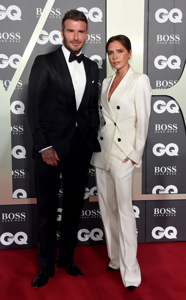 David Beckham, Victoria Beckham, 2019 GQ Men of the Year Awards