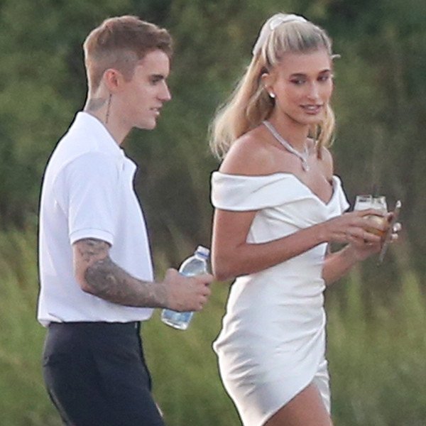 You Need To See Hailey Biebers Wedding Reception Sneakers
