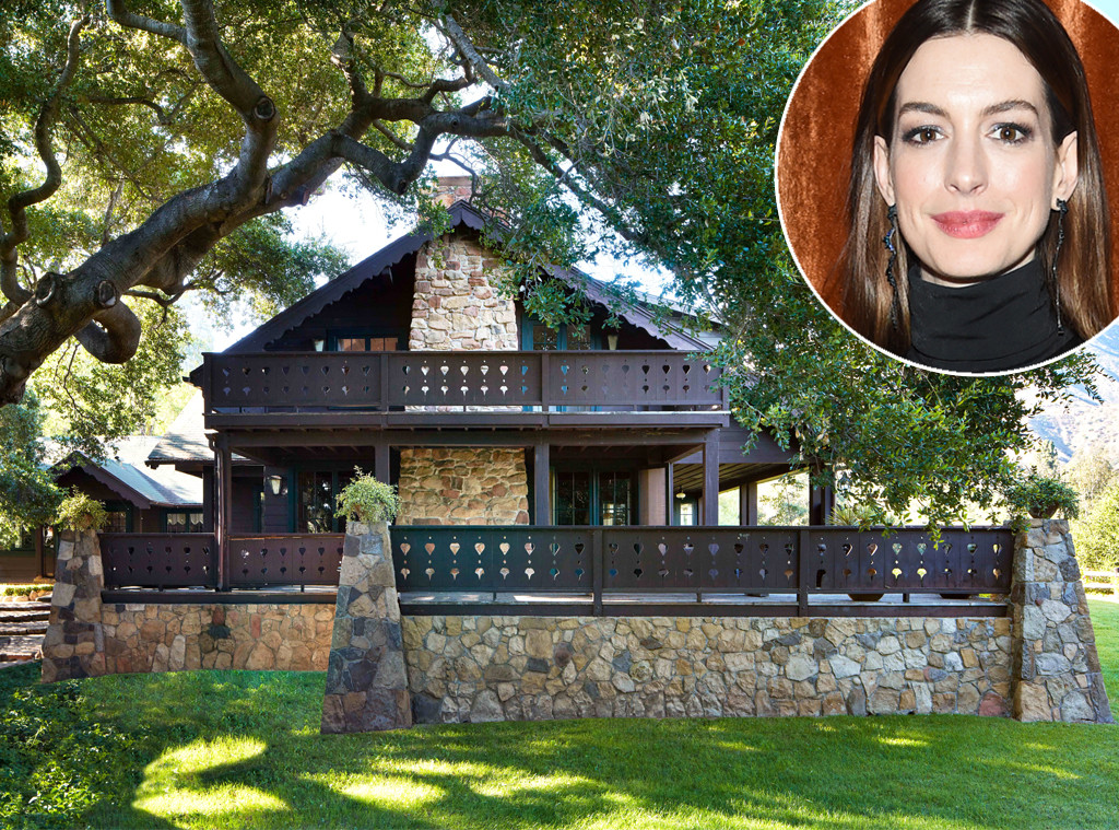 Anne Et Sa Maison De Rêve Dépaysement garanti pour Anne Hathaway dans sa maison californienne de