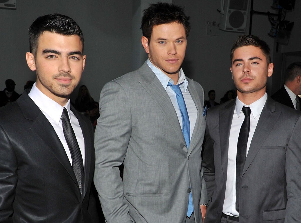 Joe Jonas, Kellan Lutz, Zac Efron