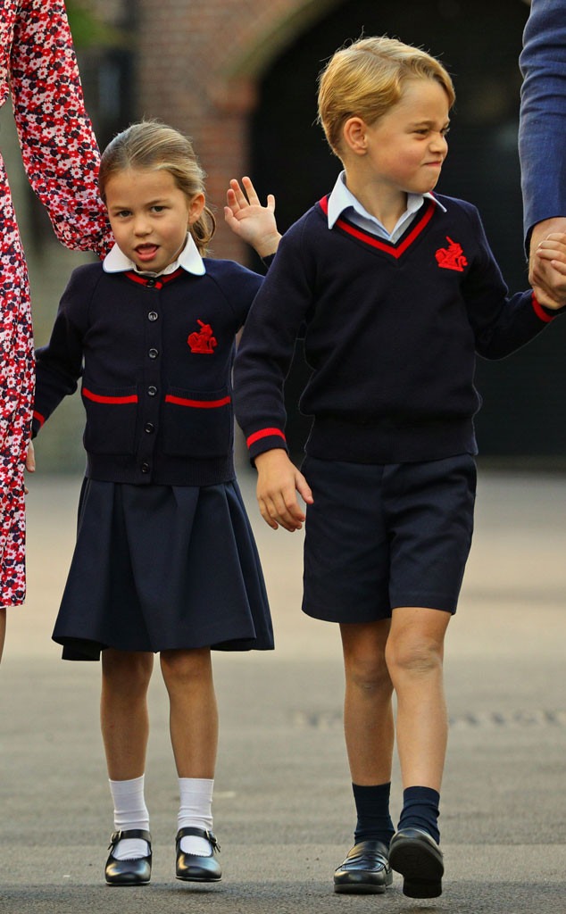 Princess Charlotte, Prince George, School 