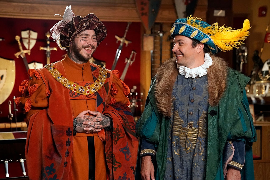 Jimmy Fallon, Post Malone, The Tonight Show, Medieval Times