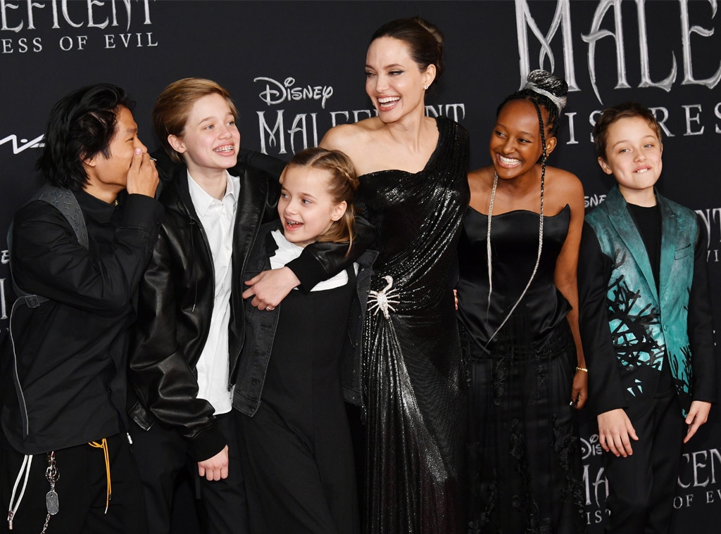 Angelina Jolie, Pax Thien Jolie-Pitt, Shiloh Nouvel Jolie-Pitt, Vivienne Marcheline Jolie-Pitt, Zahara Marley Jolie-Pit