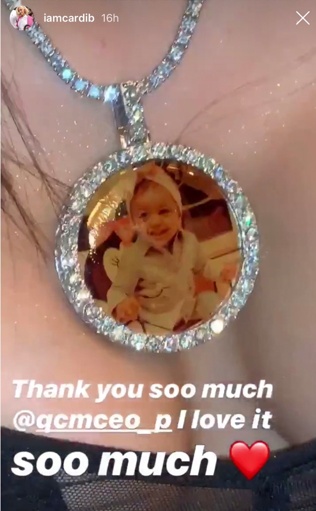 Cardi b hot sale daughter jewelry