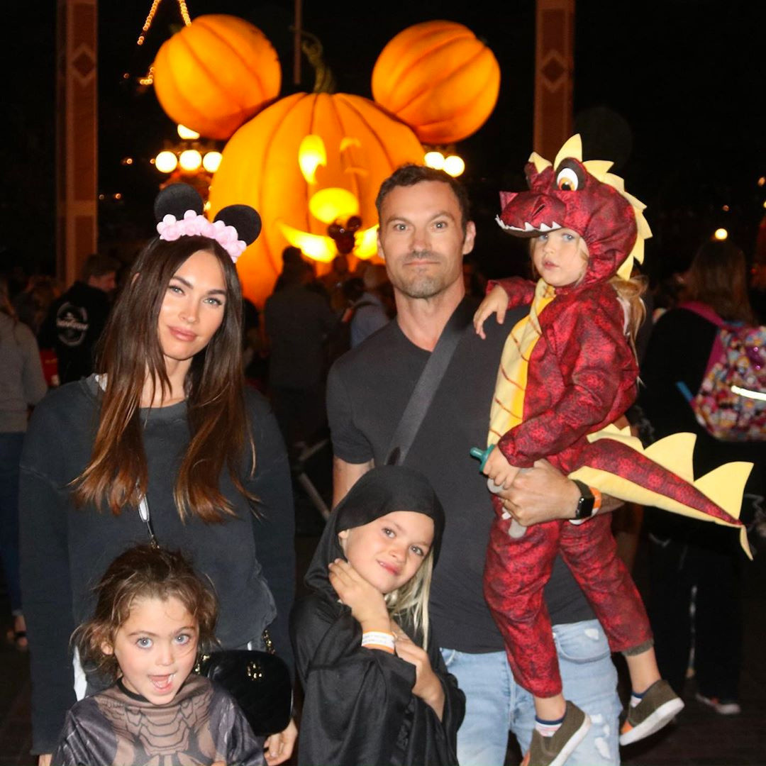 Megan Fox, Brian Austin Green, Kids, Sons, Noah, Bodhi, Journey, Disneyland