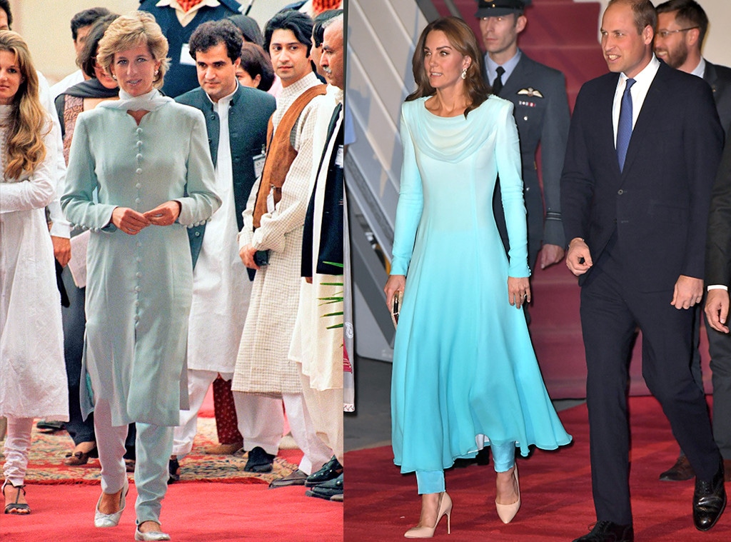 Kate Middleton Channels Princess Diana At The Start Of Pakistan Tour E Online Kate Middleton Channels Princess Diana At The Start Of Pakistan Tour E Online