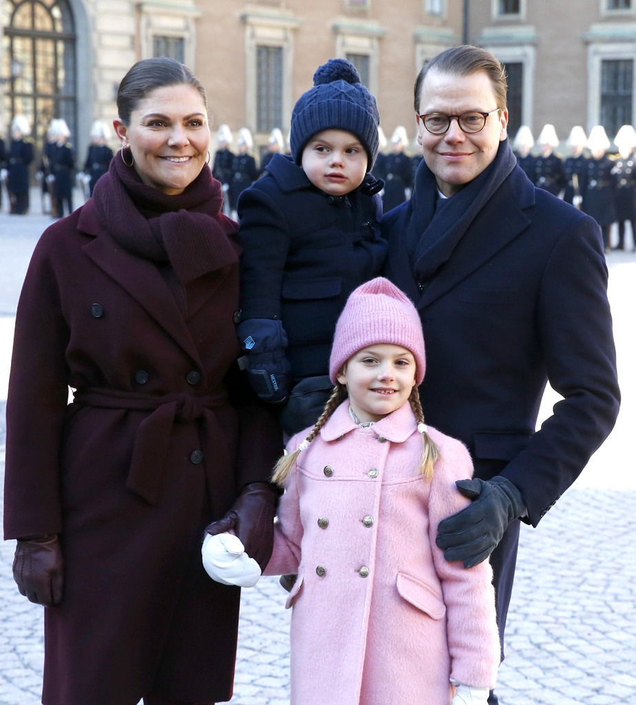 Princess Victoria of Sweden, Prince Daniel, Prince Oscar, Princess Estelle