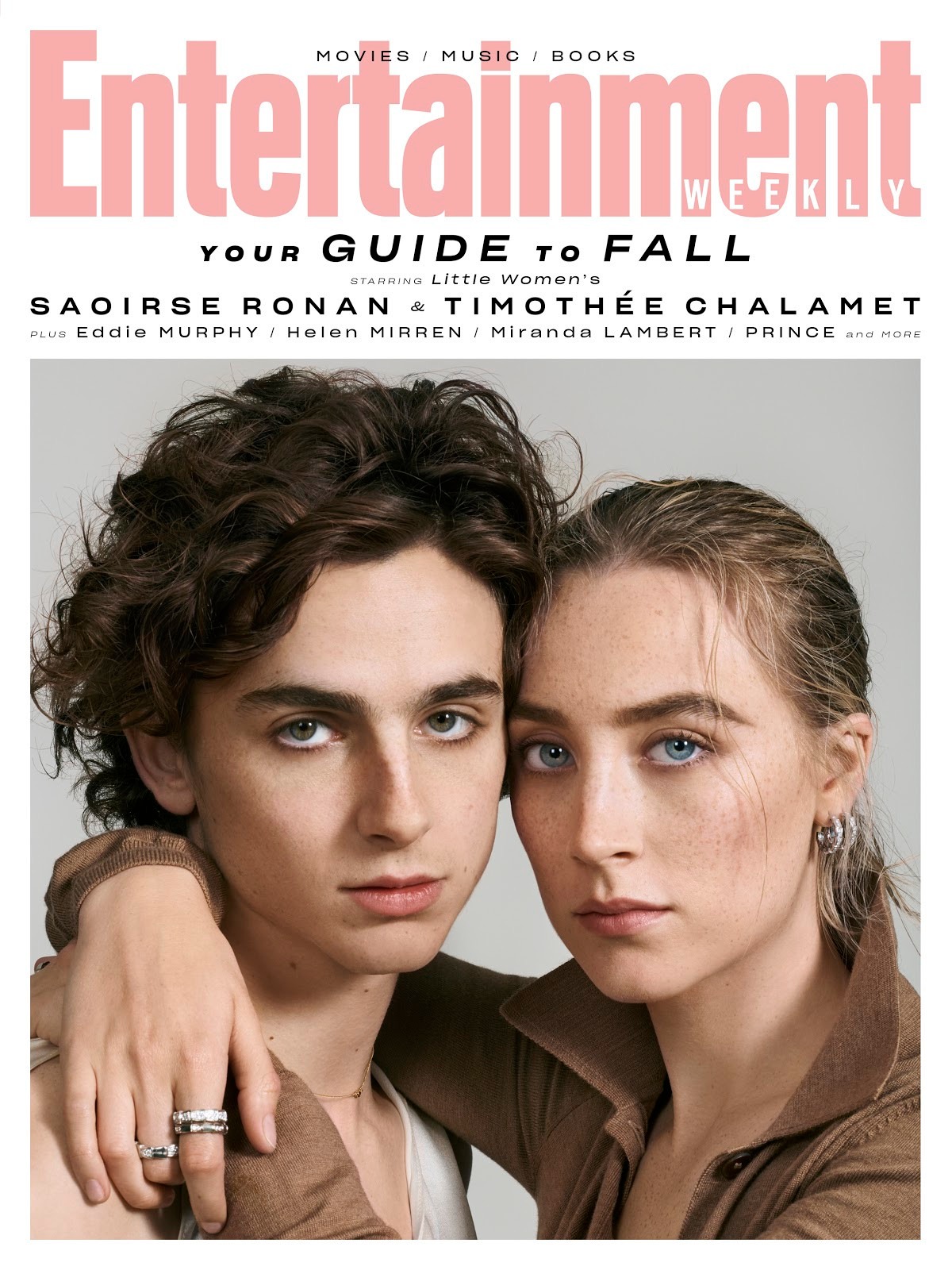 Saoirse Ronan, Timothee Chalamet, Entertainment Weekly