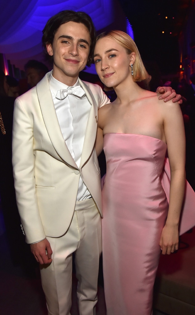 Timothee Chalamet and Saoirse Ronan