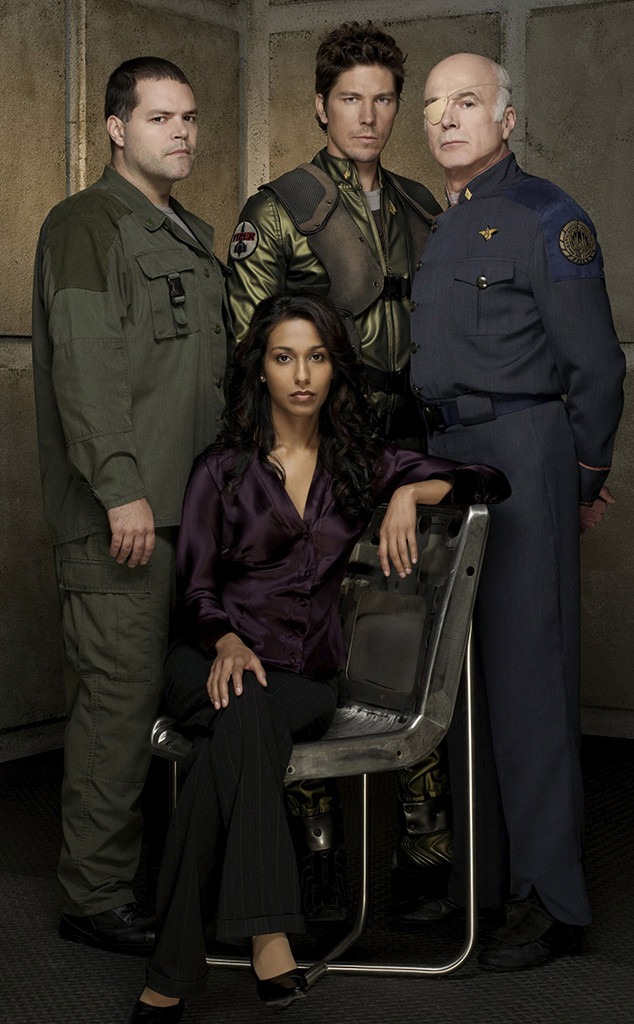 Battlestar Galactica - Aaron Douglas, Rekha Sharma, Michael Trucco, Michael Hogan