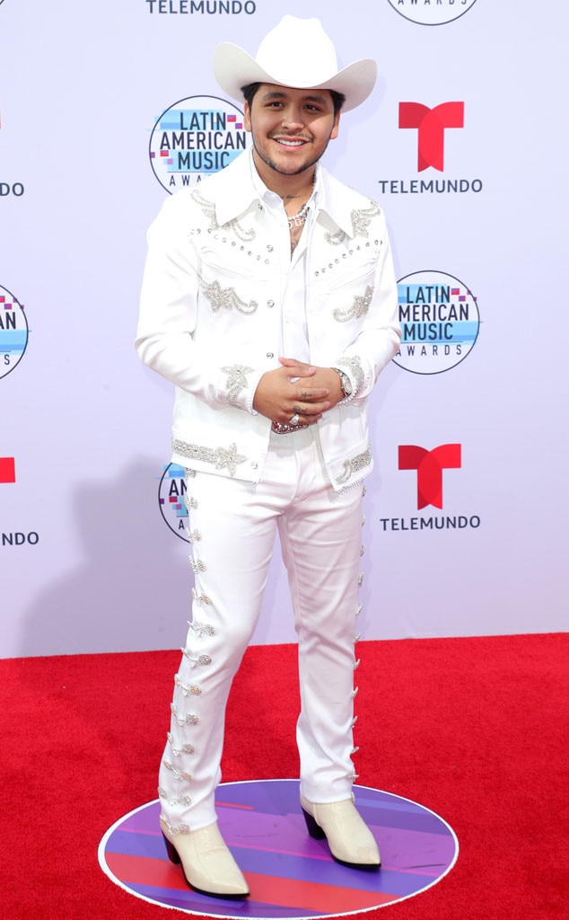 Christian Nodal From Latin AMAs 2019: Red Carpet Fashion | E! News