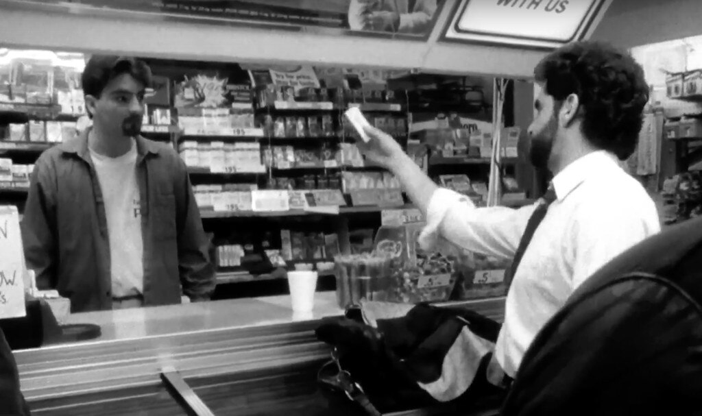 Clerks, Scene, gum evangelist