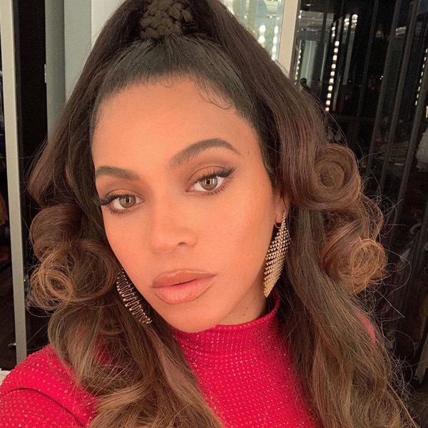 beyonce red dress