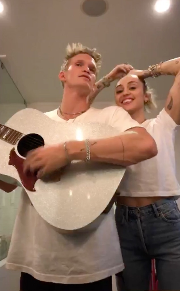 Miley Cyrus, Cody Simpson, Instagram Live