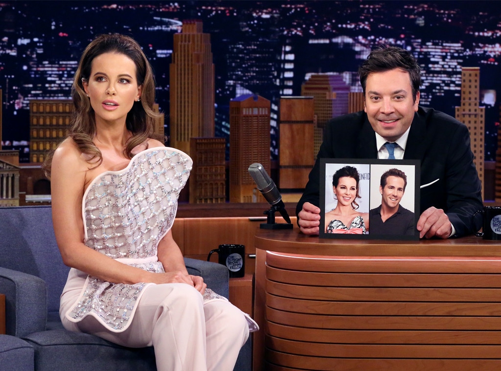 Kate Beckinsale, The Tonight Show starring Jimmy Fallon, Ryan Renyolds