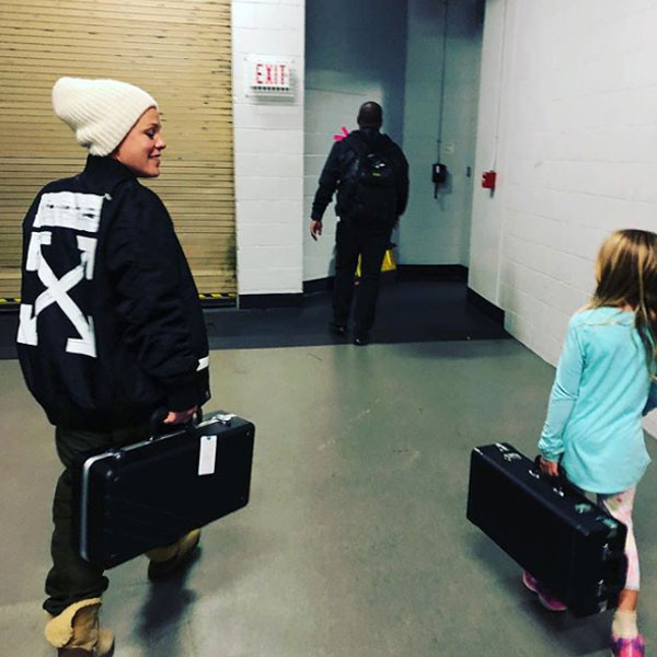 Pink, Tour, Family Moments, Instagram