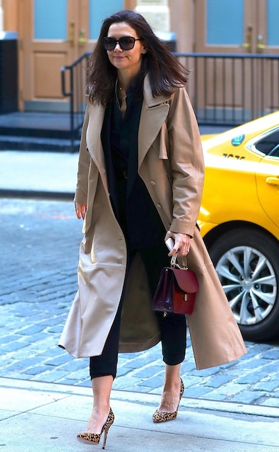 Katie Holmes fall style