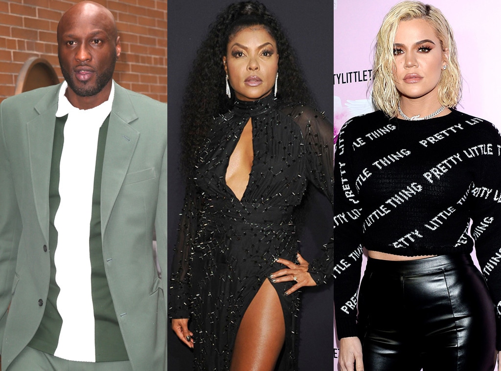 Lamar Odom, Taraji P. Henson, Khloe Kardashian