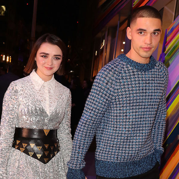 Check out Maisie Williams' all-white outfit for best friend Sophie