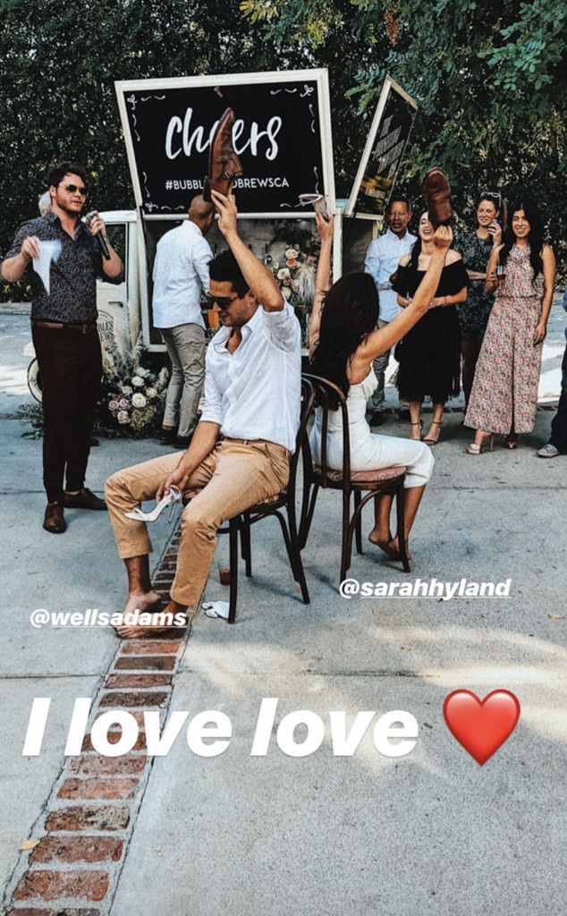 Sarah Hyland, Wells Adams