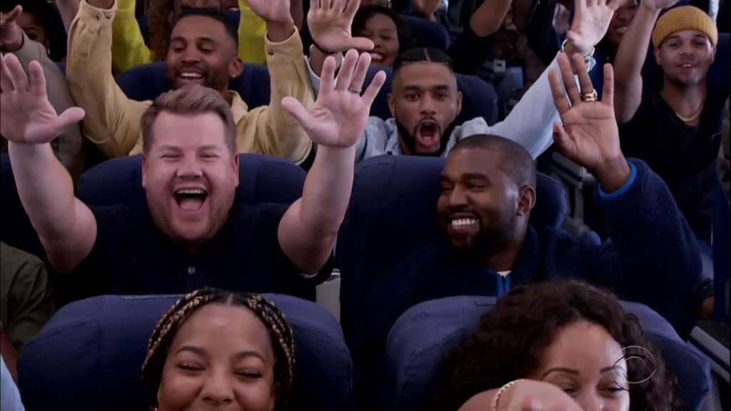 Kanye West, Carpool Karaoke, James Corden