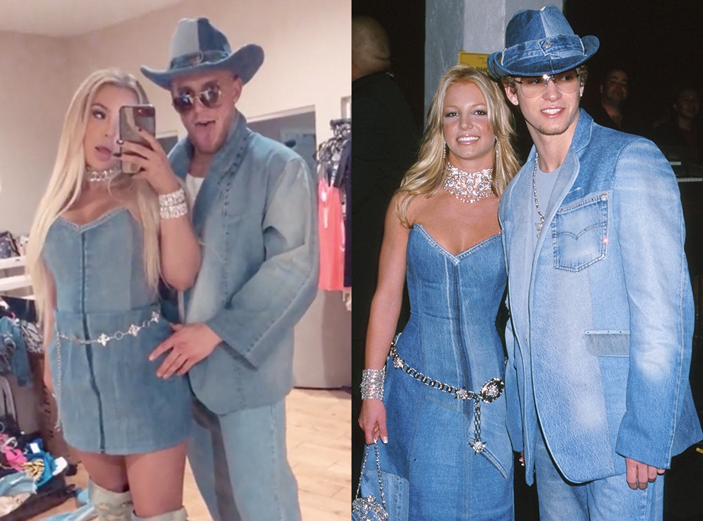 Tana Mongeau, Jake Paul, Britney Spears, Justin Timberlake, Denim Outfits, Costume