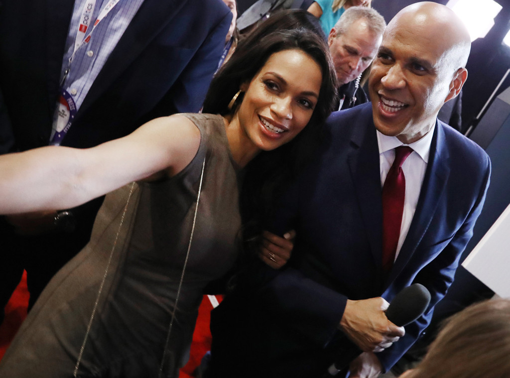 Stunning Mates Inside Rosario Dawson and Cory Booker's Love Story