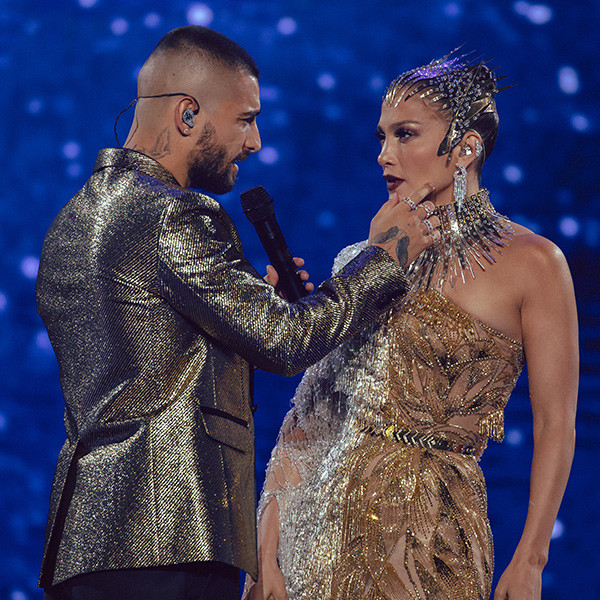 Jennifer Lopez Makes Surprise Appearance at Maluma's Concert - E! Online